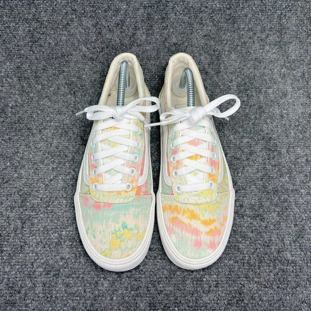 Vans Old Skool Shoes Women's Size 9 Tie Dye Low‎ Lace Up Retro Skate Sneakers - Picture 3 of 11